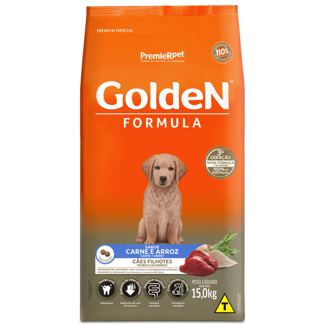 Golden Formula Perro Cachorro Carne Y Arroz 15 Kg  Golden Formula Perro Cachorro Carne Y Arroz 15 Kg