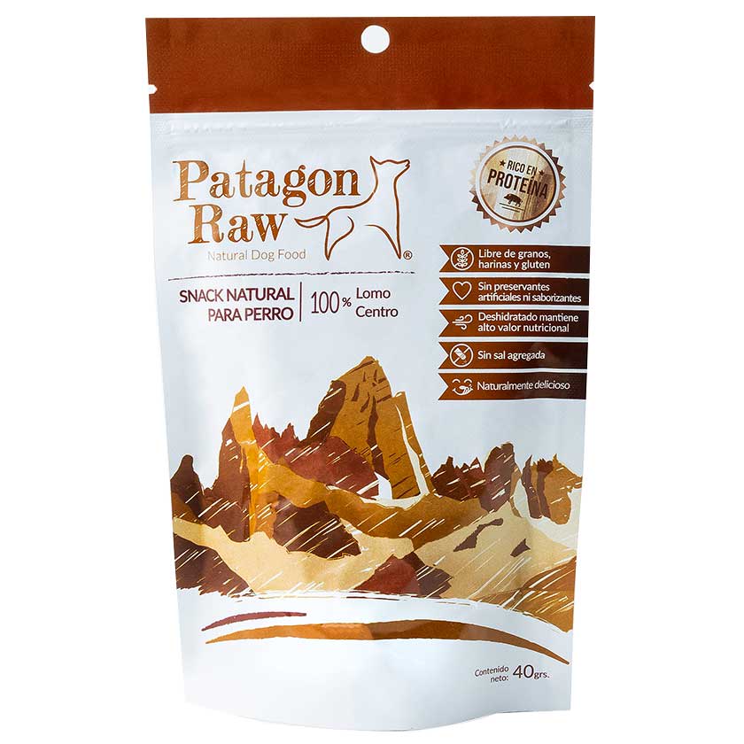 Patagon Raw Para Perros Sabor Lomo De Centro 40Gr