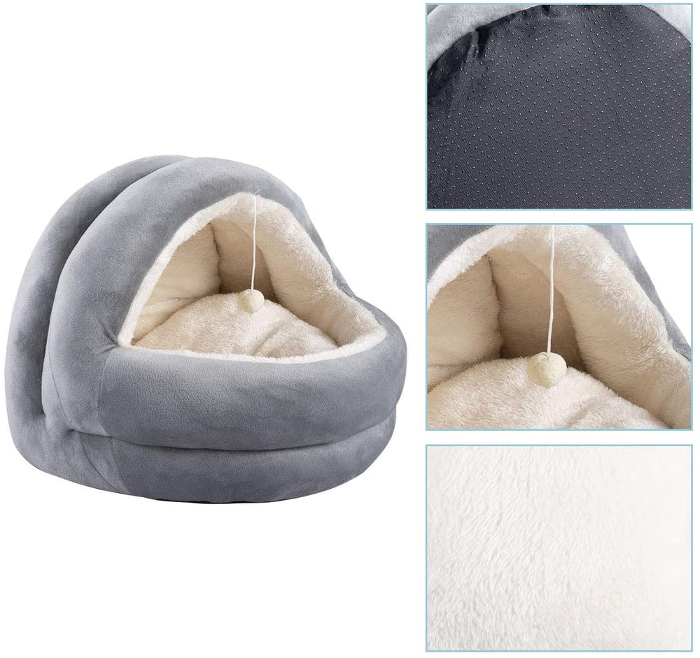 Pawise Cama Iglu Color Cafe Para Gatos