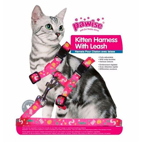 Collares, Correas y Arnés para Gatos Pawise Arnes Con Trailla Collares, Correas y Arnés para Gatos Pawise Arnes Con Trailla