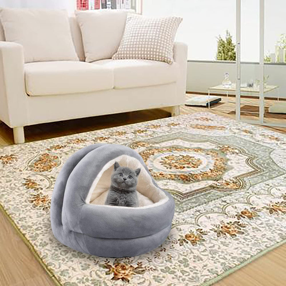Pawise Cama Iglu Color Gris Para Gatos