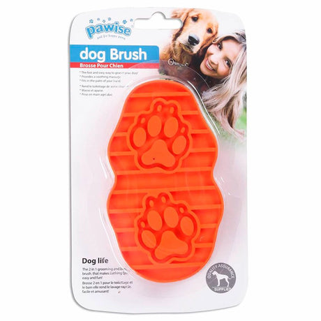 Cepillos y Peines para Perros Pawise Cepillo De Goma Cepillos y Peines para Perros Pawise Cepillo De Goma