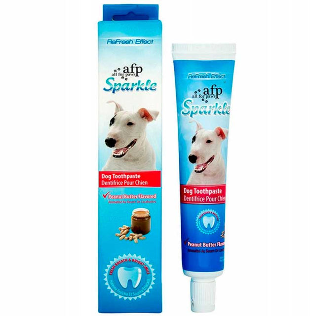 Afp Sparkle Pasta Dental Para Perros 57Gr Sabor Mantequilla De Mani Afp Sparkle Pasta Dental Para Perros 57Gr Sabor Mantequilla De Mani