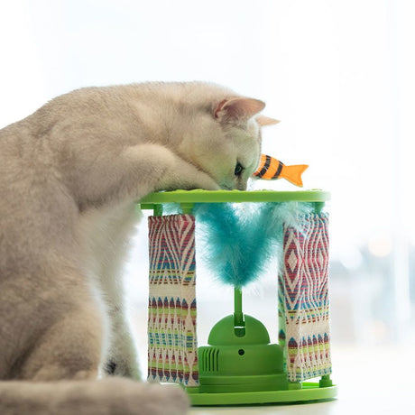 Juguetes y Accesorios para Gatitos Petgeek Wonder Pod Jugete Interactivo Para Gatos Juguetes y Accesorios para Gatitos Petgeek Wonder Pod Jugete Interactivo Para Gatos