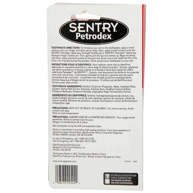 Dental Care Kit Cat Malt Toothpaste Sentry Petrodex Kit  Dental Care Kit Cat Malt Toothpaste Sentry Petrodex Kit
