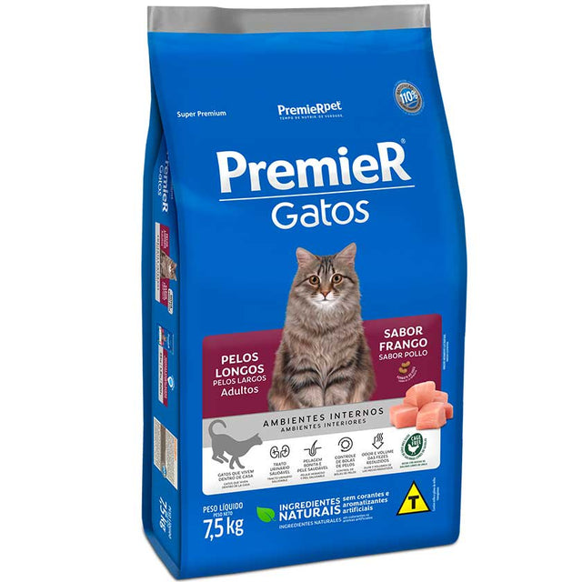 Premier Gatos Adultos De Pelo Largo 7 5Kg  Premier Gatos Adultos De Pelo Largo 7 5Kg