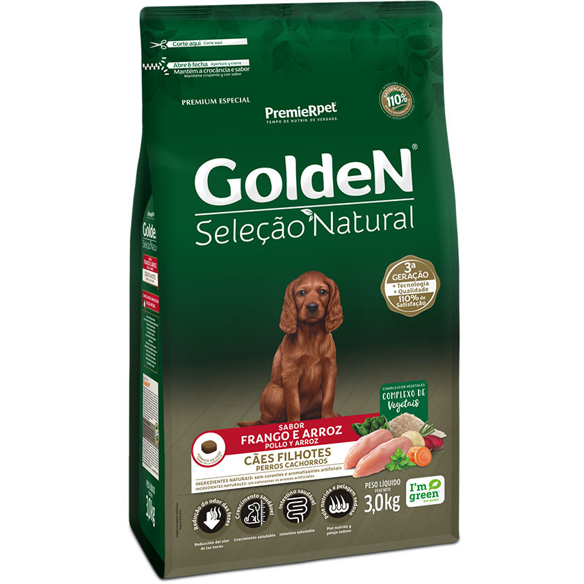 Premier Golden Para Perros Cachorros 3Kg