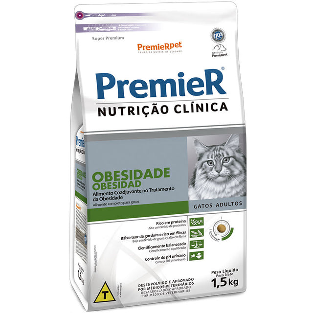 Premier Nutricion Clinica Para Gatos Con Obesidad 1 5Kg Premier Nutricion Clinica Para Gatos Con Obesidad 1 5Kg