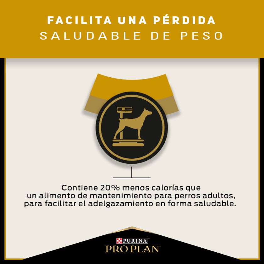 Purina Pro Plan Adulto Raza Mediana Y Grande Reduced Calorie 12 Kg