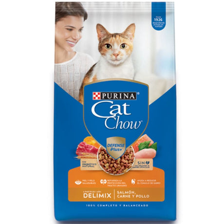 Alimento Seco para Gatos Purina Cat Chow Adultos Delimix Con Defense Plus 8Kg Alimento Seco para Gatos Purina Cat Chow Adultos Delimix Con Defense Plus 8Kg