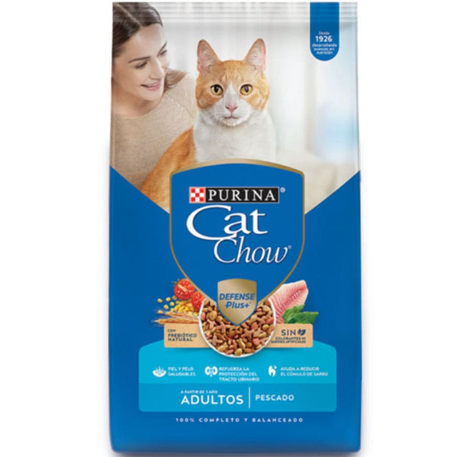 Purina Cat Chow Adultos Pescado Con Defense Plus 8Kg Purina Cat Chow Adultos Pescado Con Defense Plus 8Kg