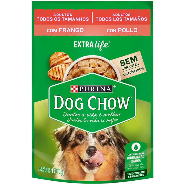Purina Dog Chow Alimento Humedo Adulto Pollo 100Gr Purina Dog Chow Alimento Humedo Adulto Pollo 100Gr