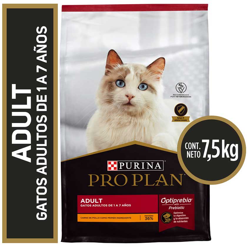 Purina Pro Plan Cat Adult Con Optiprebio 7 5Kg