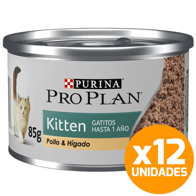 Purina Pro Plan Lata Kitten X 12 Unidades Purina Pro Plan Lata Kitten X 12 Unidades
