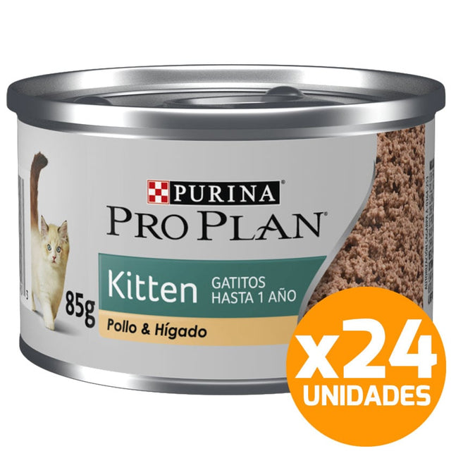 Purina Pro Plan Lata Kitten X 24 Unidades Purina Pro Plan Lata Kitten X 24 Unidades