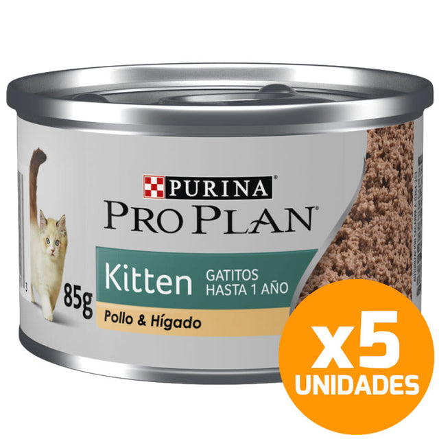 Purina Pro Plan Lata Kitten X 5 Unidades Purina Pro Plan Lata Kitten X 5 Unidades
