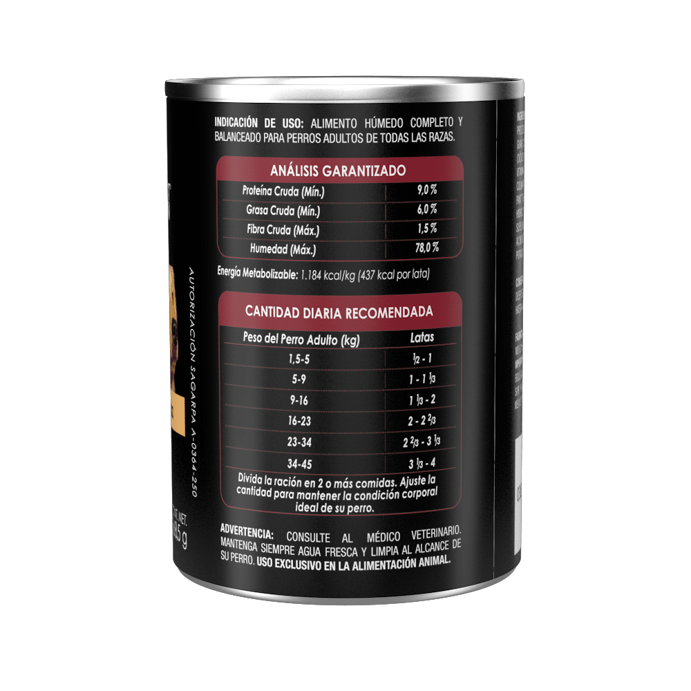 Purina Pro Plan Perro Adulto Lata 368 5Gr Pack 5 Unidades