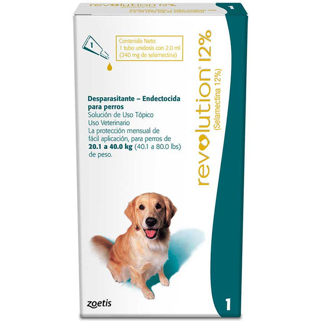 Revolution Antiparasitario Para Perros De 20 A 40Kg Revolution Antiparasitario Para Perros De 20 A 40Kg