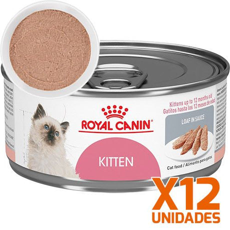 Alimento Húmedo para Gatos Royal Canin Latas Gatito Kitten Pate Pack 12 Unidades Alimento Húmedo para Gatos Royal Canin Latas Gatito Kitten Pate Pack 12 Unidades