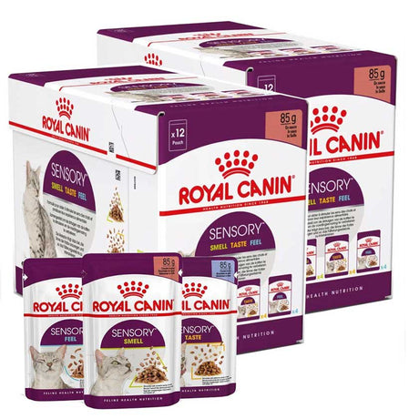 Alimento Húmedo para Gatos Royal Canin Pouch Pack Sensory Mix 85 Grs X 12 Alimento Húmedo para Gatos Royal Canin Pouch Pack Sensory Mix 85 Grs X 12