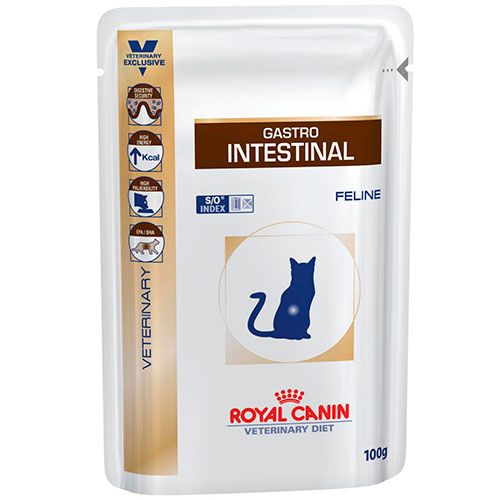 Royal Canin Pouch Vet Diet Felino Gastro Intestinal 85Gr  Royal Canin Pouch Vet Diet Felino Gastro Intestinal 85Gr