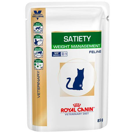Alimento Húmedo para Gatos Royal Canin Pouch Vet Diet Felino Satiety 85Gr Alimento Húmedo para Gatos Royal Canin Pouch Vet Diet Felino Satiety 85Gr