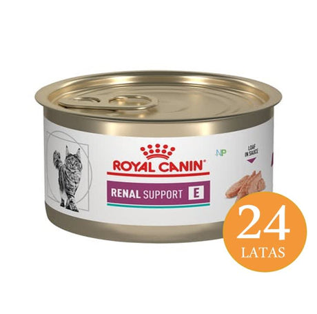 Alimento Húmedo para Gatos Royal Canin Latas Vet Diet Felino Renal Support X 24 Unidades Alimento Húmedo para Gatos Royal Canin Latas Vet Diet Felino Renal Support X 24 Unidades