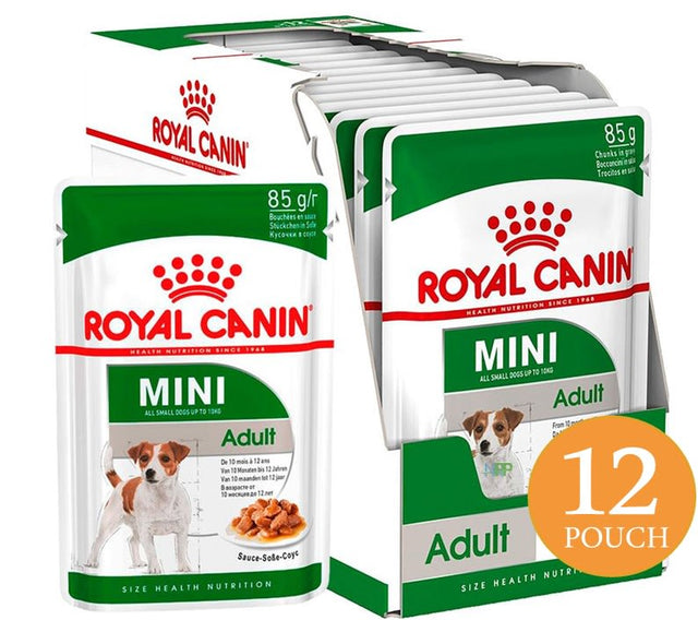 Royal Canin Mini Adulto Pouch Pack 12 Unidades  Royal Canin Mini Adulto Pouch Pack 12 Unidades
