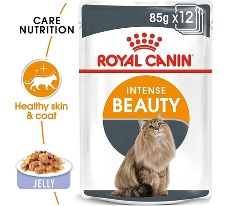 Alimento para Gatos Royal Canin Gato Adulto Intense Beauty Pouch 85Gr X 12 Unidades Alimento para Gatos Royal Canin Gato Adulto Intense Beauty Pouch 85Gr X 12 Unidades