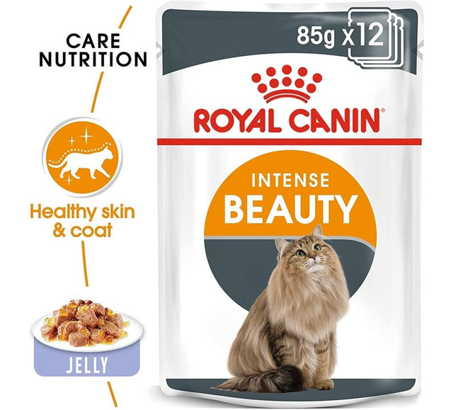 Royal Canin Gato Adulto Intense Beauty Pouch 85Gr X 12 Unidades  Royal Canin Gato Adulto Intense Beauty Pouch 85Gr X 12 Unidades