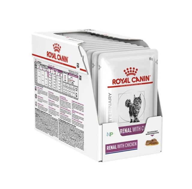 Royal Canin Pouch Vet Diet Felino Renal Pollo 85Gr  Royal Canin Pouch Vet Diet Felino Renal Pollo 85Gr