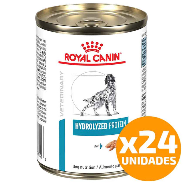 Royal Canin Latas Vet Diet Canine Hydrolyzed Protein X 24 Unidades  Royal Canin Latas Vet Diet Canine Hydrolyzed Protein X 24 Unidades