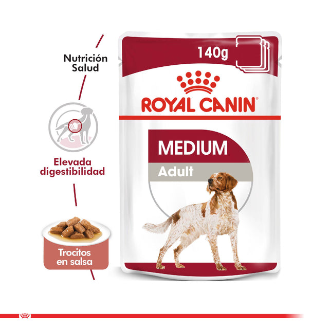 Royal Canin Medium Adulto Pouch 140Gr X 10 Unidades Royal Canin Medium Adulto Pouch 140Gr X 10 Unidades