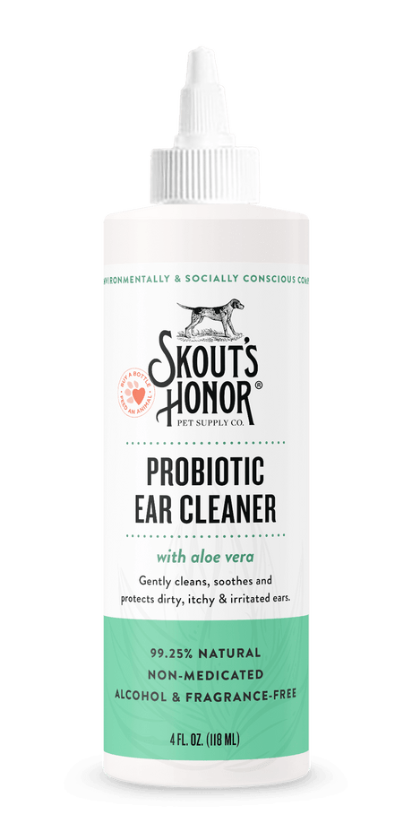 Cuidado de Ojos y Oídos para Perros Skout S Honor Limpiador Probiotico De Oidos 118Ml Cuidado de Ojos y Oídos para Perros Skout S Honor Limpiador Probiotico De Oidos 118Ml