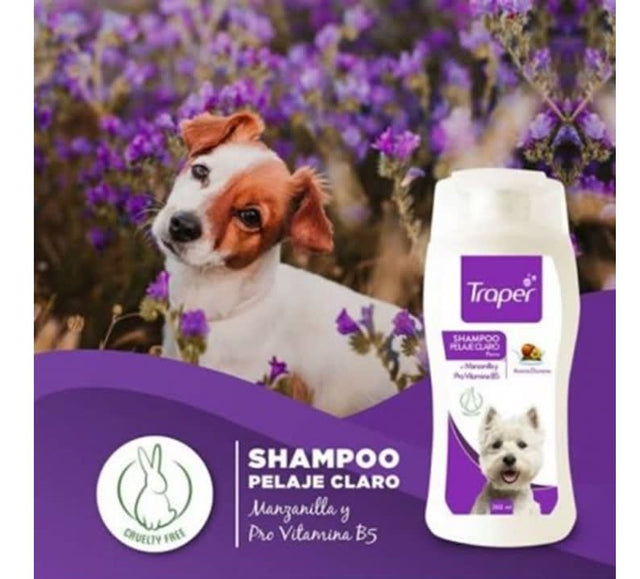 Traper Shampoo Para Pelajes Claros 260Ml Traper Shampoo Para Pelajes Claros 260Ml