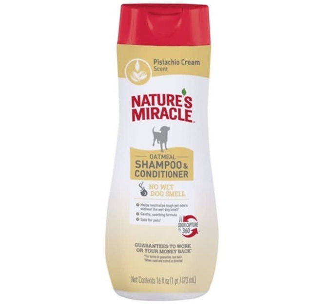 Natures Miracle Shampoo Avena Y Pistacho 473Ml  Natures Miracle Shampoo Avena Y Pistacho 473Ml