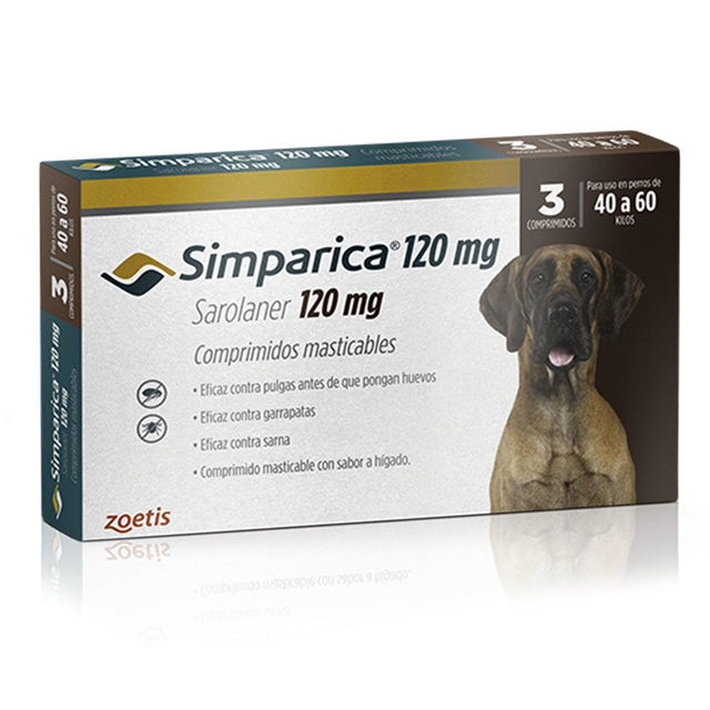 Simparica 40 A 60Kg 3 Comprimidos Simparica 40 A 60Kg 3 Comprimidos