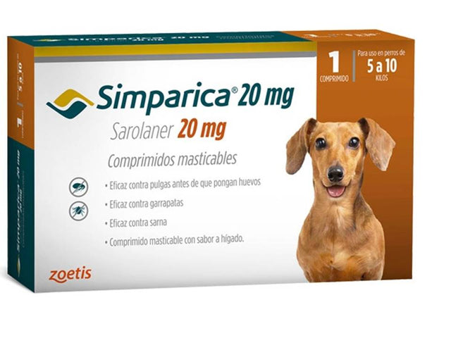 Simparica 5 A 10Kg 1 Comprimido Simparica 5 A 10Kg 1 Comprimido