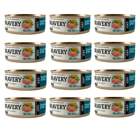 Bravery Gatos Lata Bravery Alimento Humedo Para Gato Adulto Pechuga De Pollo Y Arvejas 70Gr X12 Un Bravery Gatos Lata Bravery Alimento Humedo Para Gato Adulto Pechuga De Pollo Y Arvejas 70Gr X12 Un