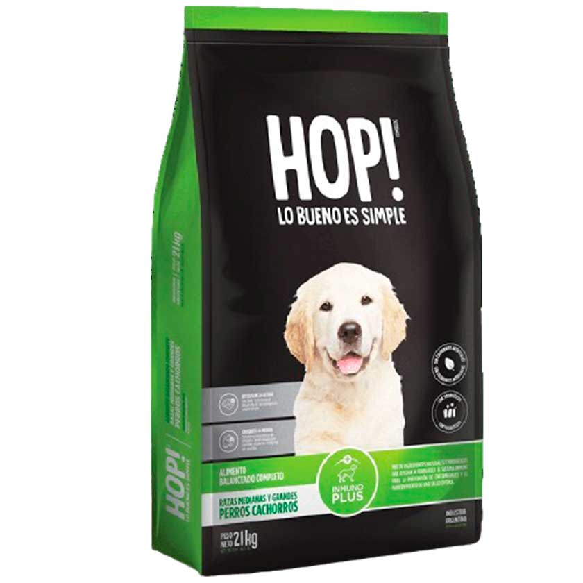 Hop Perro Cachorro Raza Mediana Y Grande 3 Kg