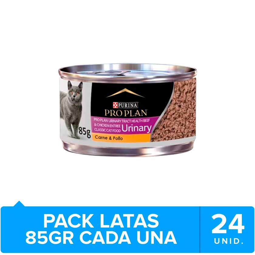 Purina Pro Plan Cat Urinary Lata 85Gr Pack 24 Unidades