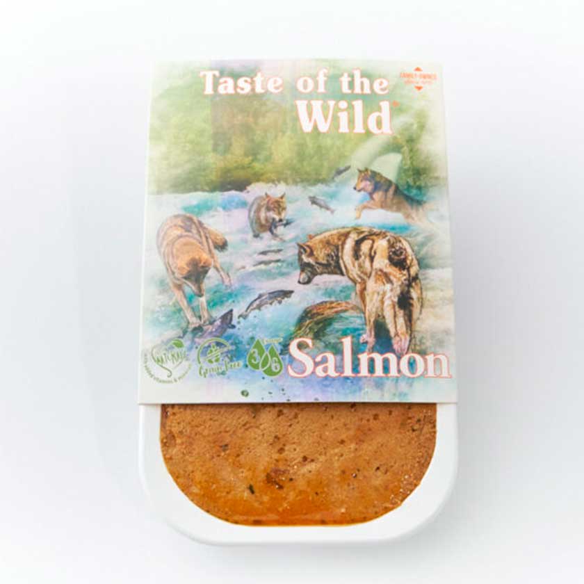 Taste Of The Wild Dog Adulto Tray Tow Bandeja Salmon 390 Gr