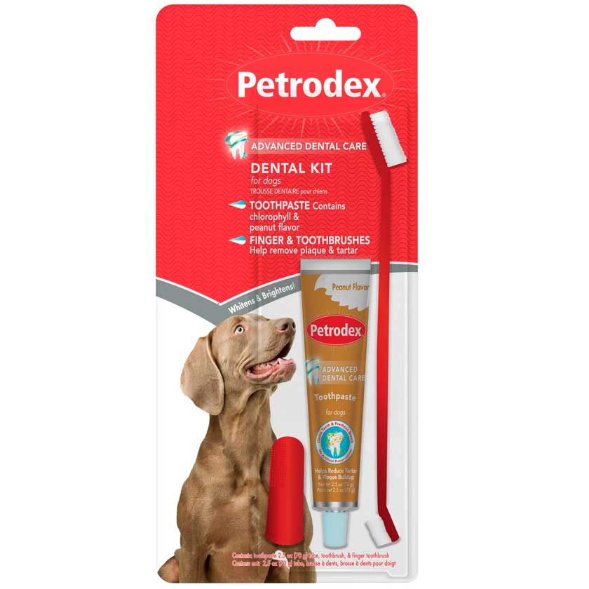 Dental Care Natural Dog Peanut Sentry Petrodex Kit
