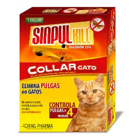 Salud y Bienestar para Gatos Sinpulkill Collar Antipulgas Para Gatos Salud y Bienestar para Gatos Sinpulkill Collar Antipulgas Para Gatos