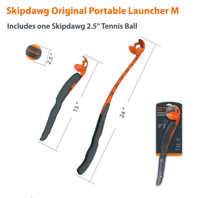 Skipdawg Lanzador De Pelotas Con Pelota Skipdawg Lanzador De Pelotas Con Pelota