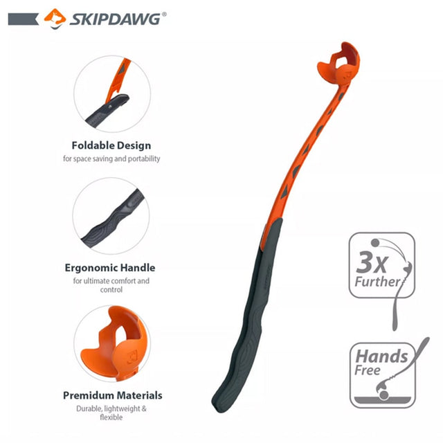 Skipdawg Lanzador De Pelotas Con Pelota Skipdawg Lanzador De Pelotas Con Pelota