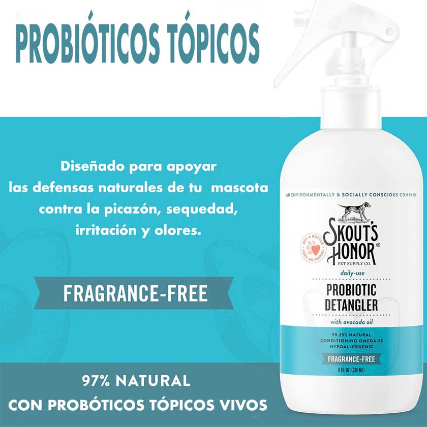 Skouts Honor Desenredante Sin Perfume 236 Ml