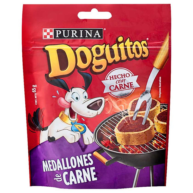 Snacks Para Perros Doguitos® Medallones De Carne 65Gr  Snacks Para Perros Doguitos® Medallones De Carne 65Gr