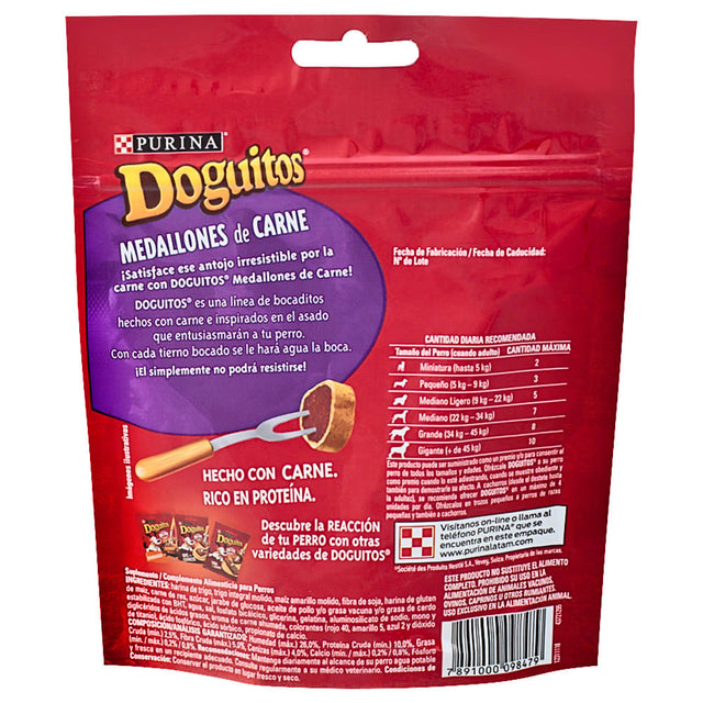 Snacks Para Perros Doguitos® Medallones De Carne 65Gr  Snacks Para Perros Doguitos® Medallones De Carne 65Gr
