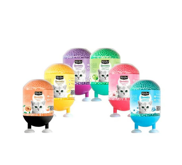 Kit Cat Sprinkles Perlas Perfumadas Para Arena De Gato Aroma Manzana 240Gr Kit Cat Sprinkles Perlas Perfumadas Para Arena De Gato Aroma Manzana 240Gr